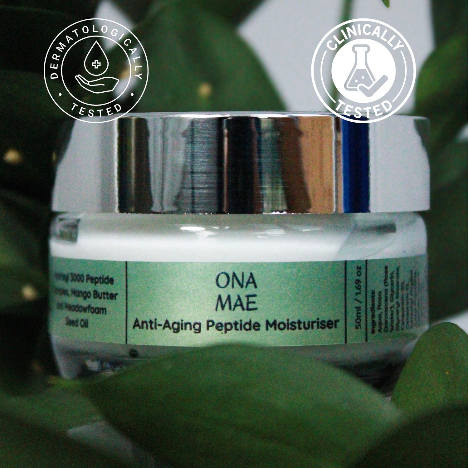 Ona Mae Anti Aging Peptide Moisturiser South African skincare