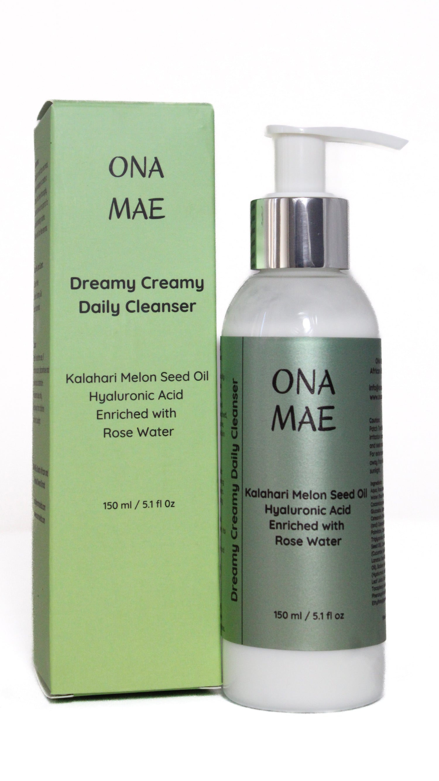 Ona Mae Hyaluronic Acid and Rosewater Face wash