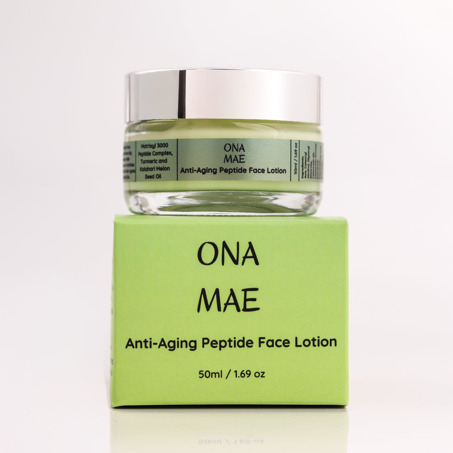 Ona Mae anti-aging peptide face lotion