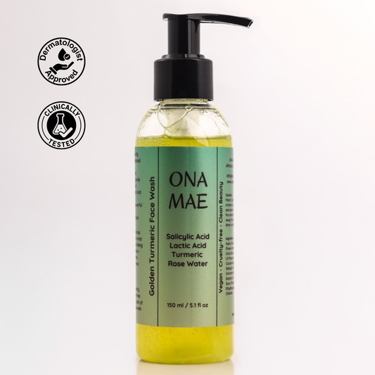 Ona Mae AHA BHA | Salicylic Acid and Lactic Acid | rose water Facewash