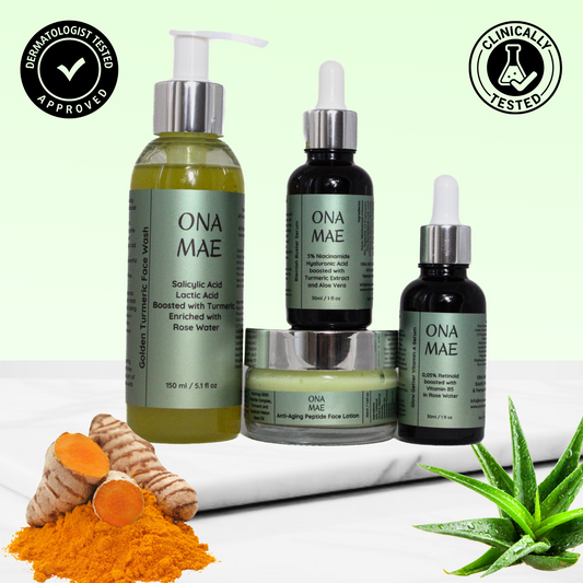 Ona Mae Oily and Acne Prone Skin Skincare Kit South African skincare with Anti-Aging Properties